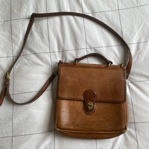 Coach vintage Willis brown leather bag #9927